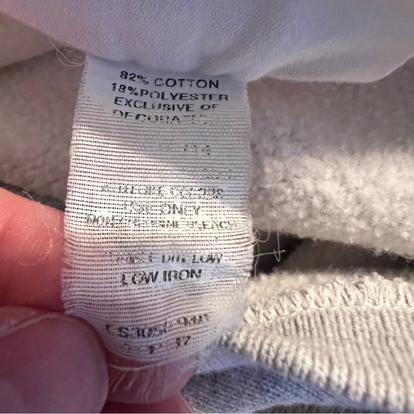 Vintage Elmira College Crewneck Men’s S Gray Champion‎ Sweatshirt Reverse Weave - Picture 6 of 7